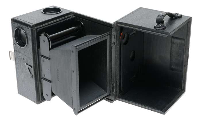 Ernemann Film K 6x9 Wood Box Type 120 Rollfilm Camera Rare