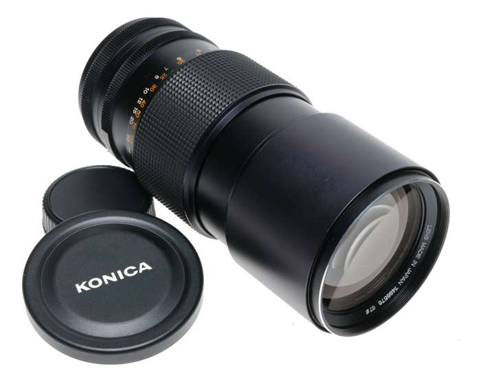 Konica Hexanon AR 200mm F3.5 Camera Tele Lens
