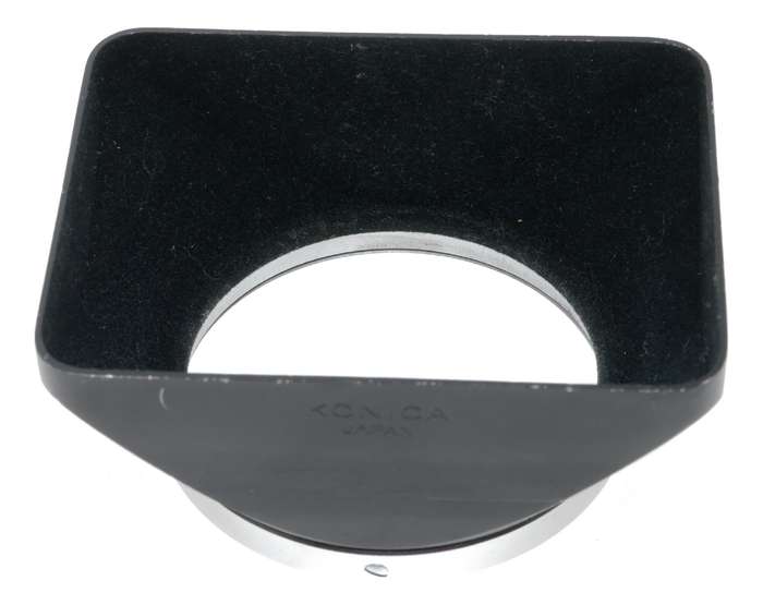 Konica 35mm Lens Shade Clamp Hood in Keeper