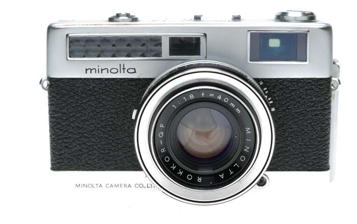 Minolta Minoltina-S Rangefinder Camera Rokkor QF 1:1.8 f=40mm