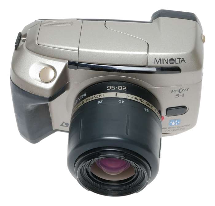 Minolta Vectis S1 APS SLR Film Camera 28-56 Zoom 80-240mm