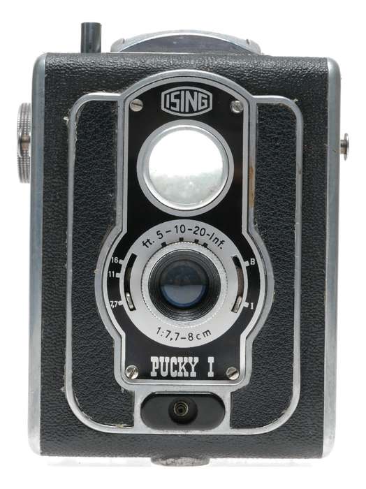 Ising Pucky 1 Box Type 120 Roll Film Camera 6x6 Format