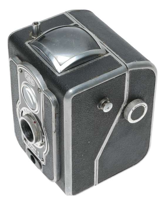 Ising Pucky 1 Box Type 120 Roll Film Camera 6x6 Format