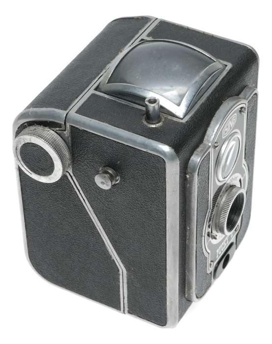 Ising Pucky 1 Box Type 120 Roll Film Camera 6x6 Format
