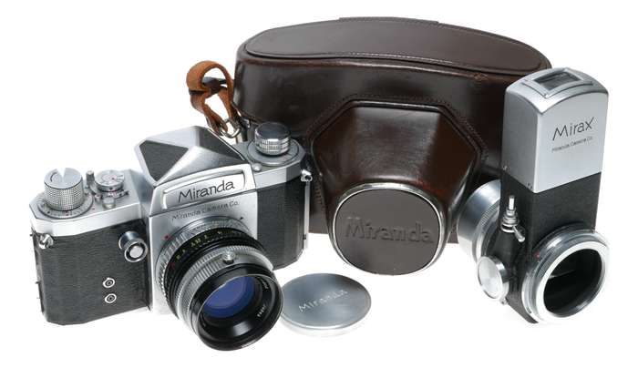 Miranda T 35mm SLR Film Camera 1.9/50 Mirax Reflex Housing