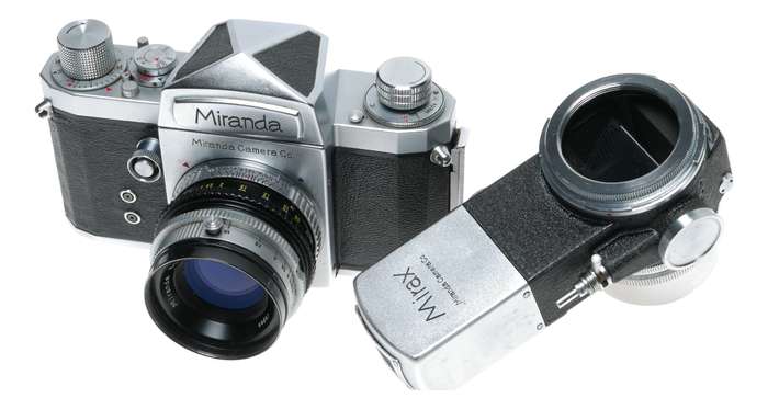 Miranda T 35mm SLR Film Camera 1.9/50 Mirax Reflex Housing