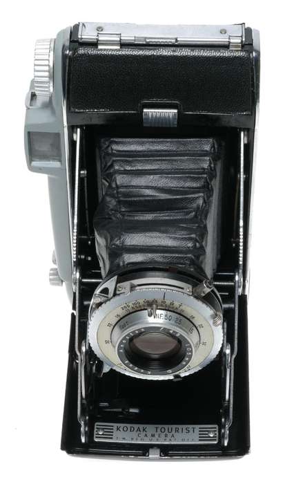 Kodak Tourist Folding 620 Film Camera Anaston 4.5/105mm