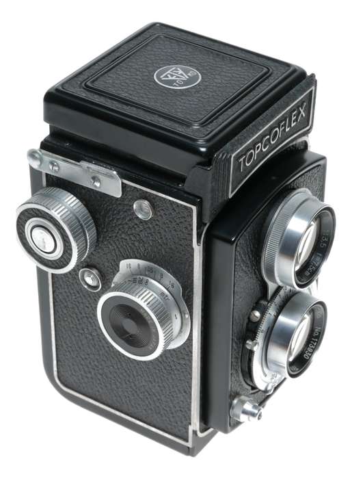 Tokyo Kogaku Topcoflex 6x6 TLR 120 Roll Film Camera 1:3.5 f=7.5cm