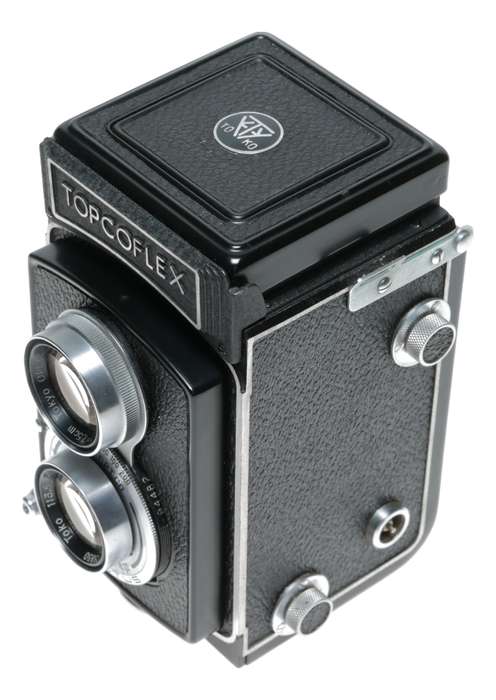 Tokyo Kogaku Topcoflex 6x6 TLR 120 Roll Film Camera 1:3.5 f=7.5cm