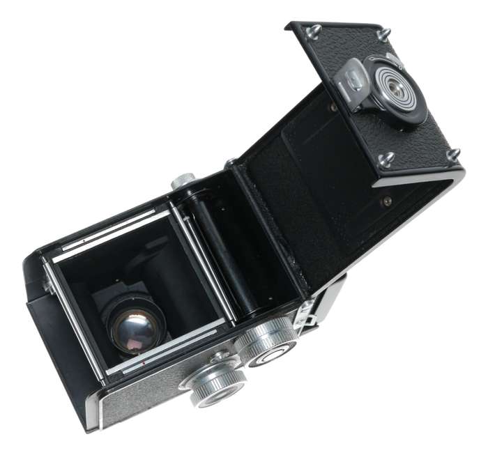 Tokyo Kogaku Topcoflex 6x6 TLR 120 Roll Film Camera 1:3.5 f=7.5cm