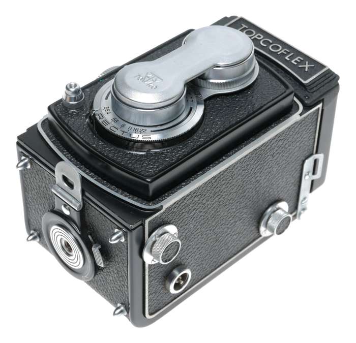 Tokyo Kogaku Topcoflex 6x6 TLR 120 Roll Film Camera 1:3.5 f=7.5cm
