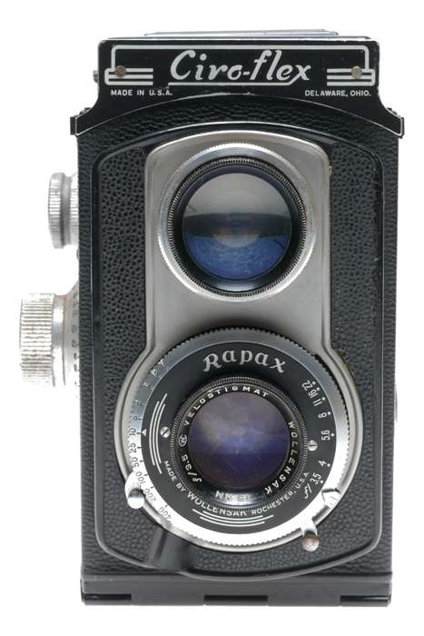Ciro-Flex Model E TLR 120 Film 6x6 Camera Velostigmat 3.5/85mm