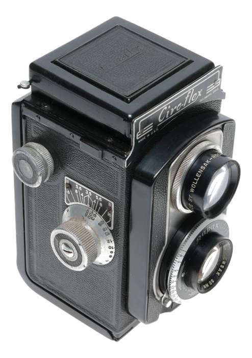 Ciro-Flex Model E TLR 120 Film 6x6 Camera Velostigmat 3.5/85mm