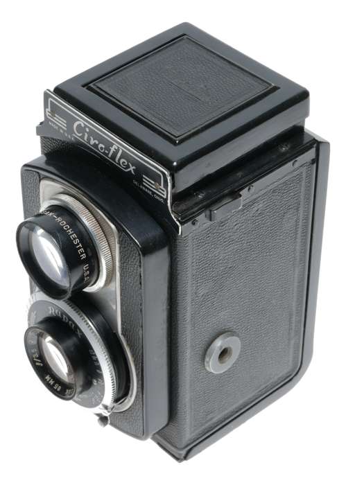 Ciro-Flex Model E TLR 120 Film 6x6 Camera Velostigmat 3.5/85mm