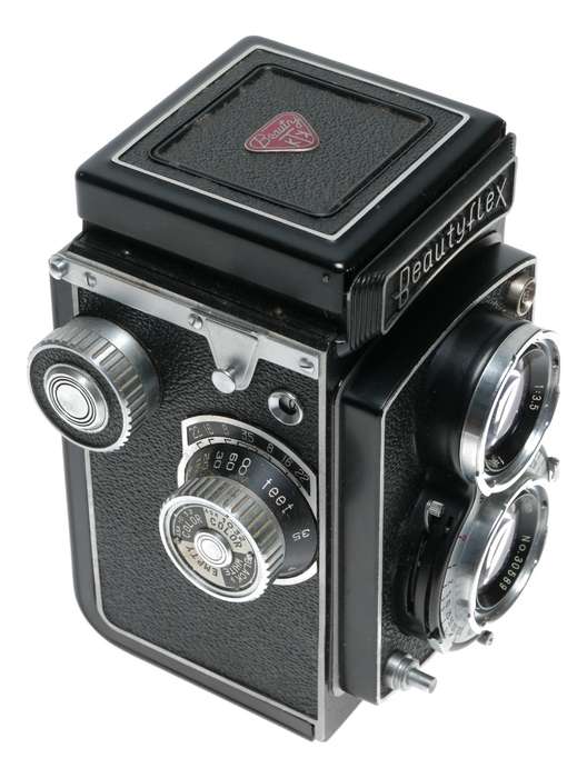 Beautyflex TLR 120 Film Camera Tri Lauser Biokor 1:3.5 80mm