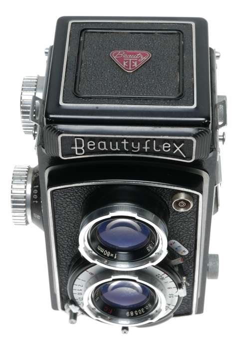 Beautyflex TLR 120 Film Camera Tri Lauser Biokor 1:3.5 80mm