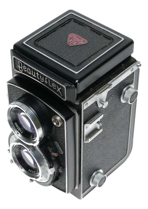 Beautyflex TLR 120 Film Camera Tri Lauser Biokor 1:3.5 80mm