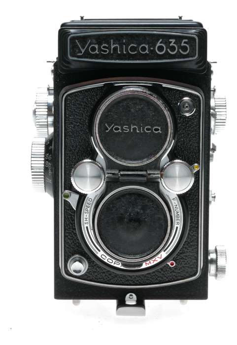 Yashica-635 Dual Format TLR Film Camera Yashikor 3.5/80mm