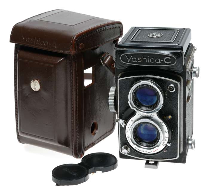 Yashica-C 120 Film 6x6 TLR Camera Yashicor 3.5/80mm Rare