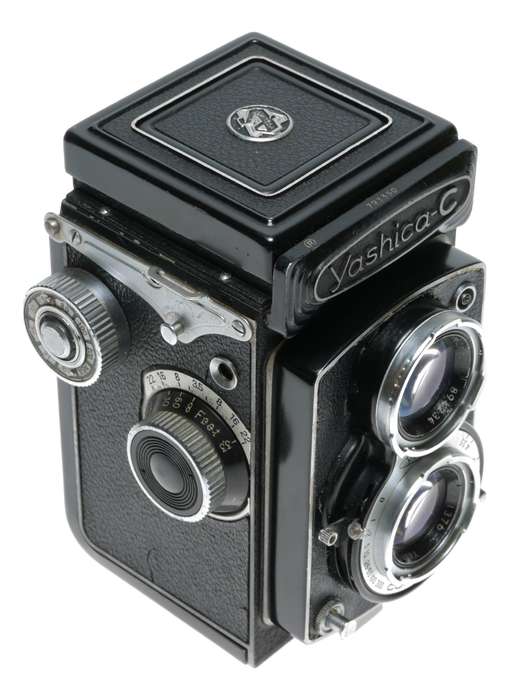 Yashica-C 120 Film 6x6 TLR Camera Yashicor 3.5/80mm Rare