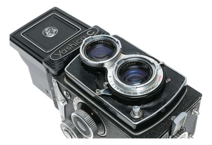 Yashica-C 120 Film 6x6 TLR Camera Yashicor 3.5/80mm Rare