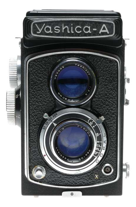 Yashica-A Medium Format TLR 120 Film Camera Yashicor 3.5/80mm