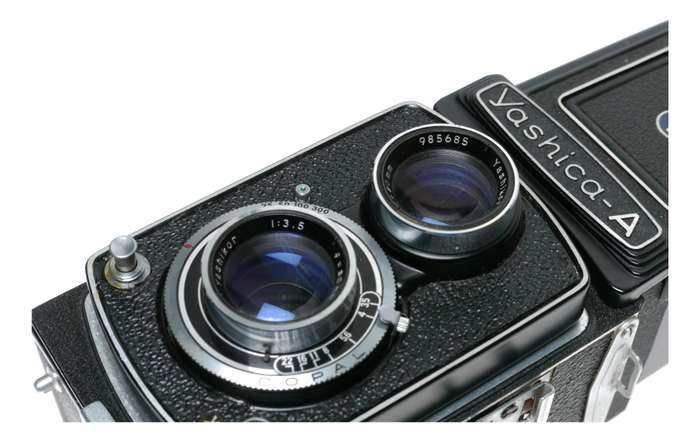 Yashica-A Medium Format TLR 120 Film Camera Yashicor 3.5/80mm
