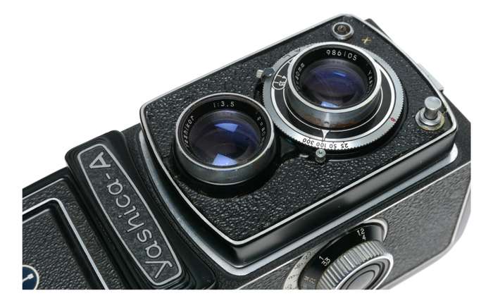Yashica-A Medium Format TLR 120 Film Camera Yashicor 3.5/80mm