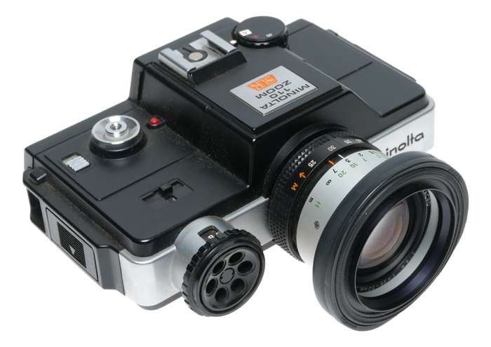 Minolta 110 Zoom Miniature SLR Film Camera 1:4.5 25-50mm