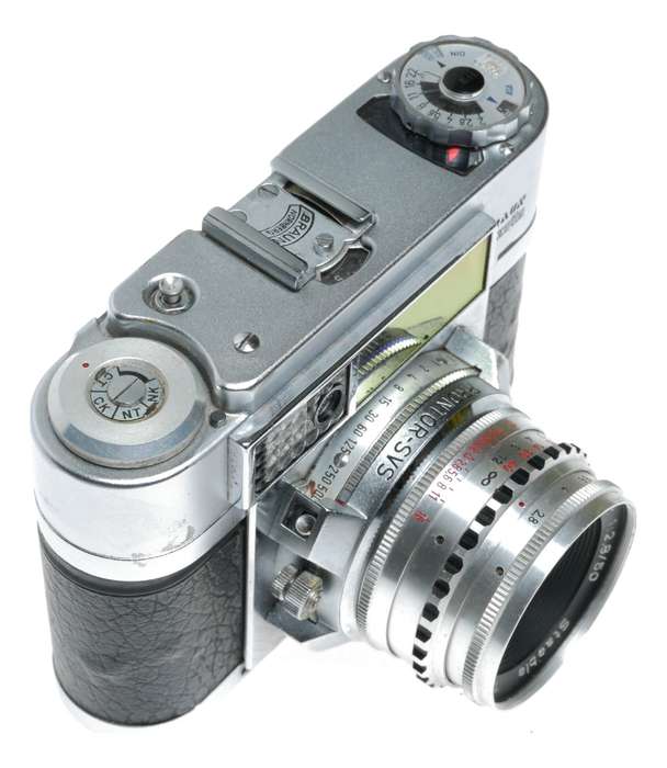 Braun Paxette Super II BL Rangefinder Camera Color-Ultralit 2.8/50