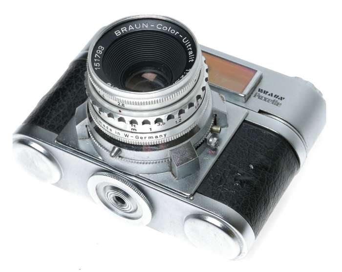Braun Paxette Super II BL Rangefinder Camera Color-Ultralit 2.8/50