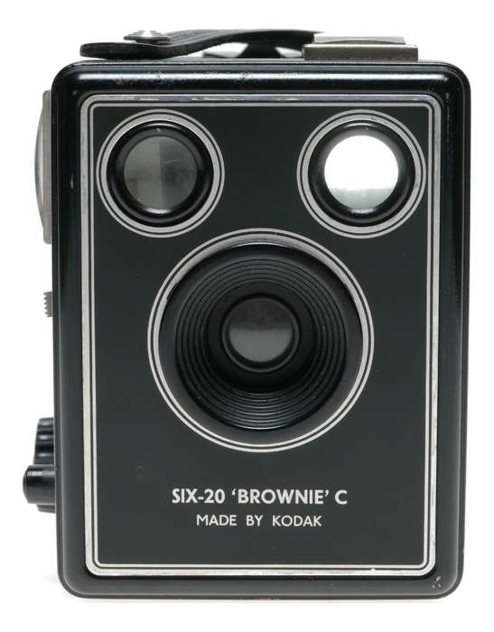 Kodak Six-20 Brownie C Box Type 620 Film Camera Early Model