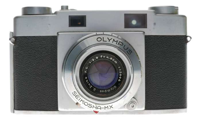 Olympus 35-S 35mm Film RF Camera E.Zuiko F.C. 1:2.8 f=4.8cm