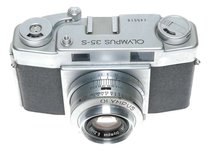 Olympus 35-S 35mm Film RF Camera E.Zuiko F.C. 1:2.8 f=4.8cm