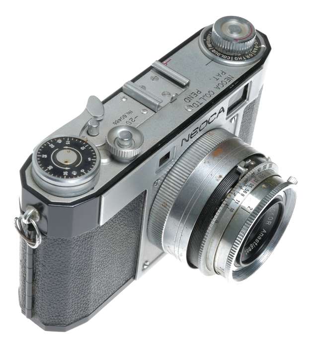 Neoca 2S 35mm Film Dual Stroke Rangefinder Camera 1:3.5 f=45mm