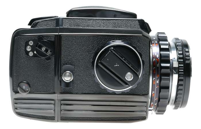Zenza Bronica S2 Black 6x6 SLR Film Camera Nikkor-P 1:2.8 f=75mm