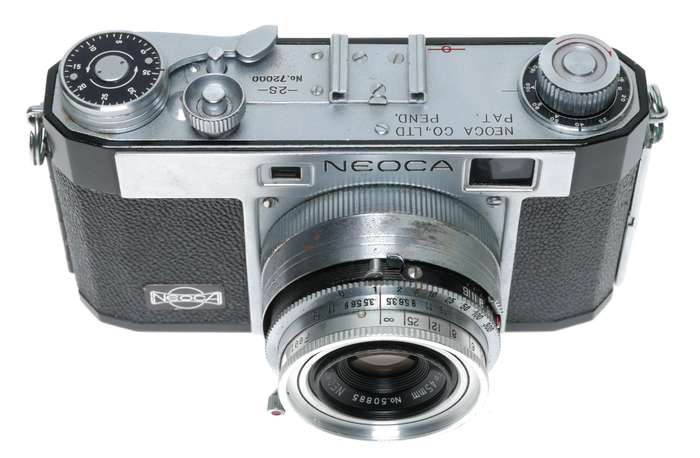 Neoca 2S Dual Stroke 35mm Film RF Camera Neokor 1:3.5 f=45mm