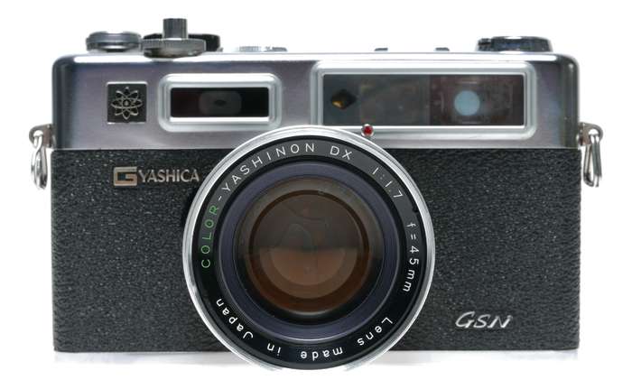 Yashica GSN Electro 35 Film RF Camera Color-Yashinon DX 1:1.7 f=45mm