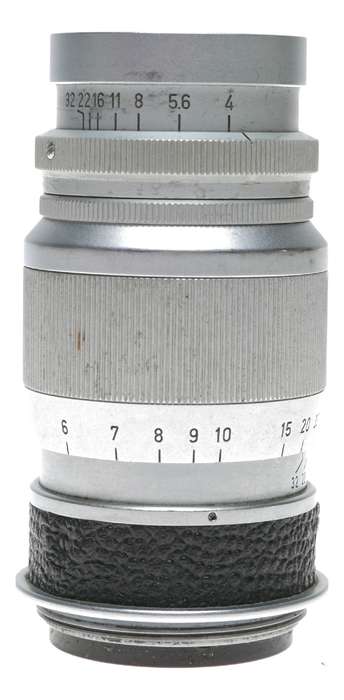 Leitz Elmar f=9cm 1:4 chrome rangefinder screw mount lens