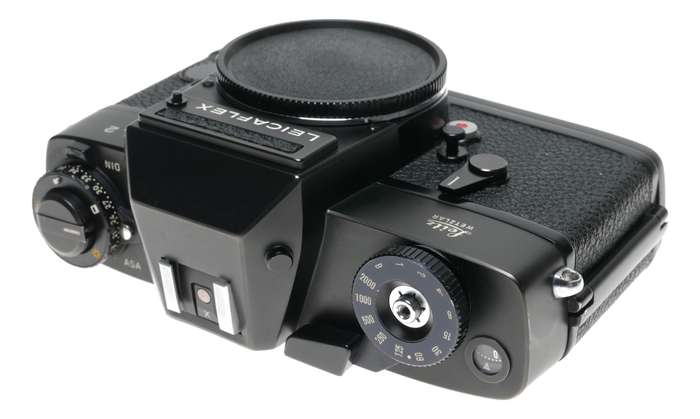 Black chrome Leicaflex SL2 Antique film camera 35mm body with case