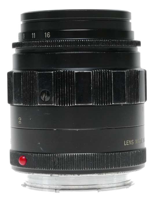 Black Tele-Elmarit 1:2.8/90 mm Leica M Leitz f=90mm F2.8 prime lens