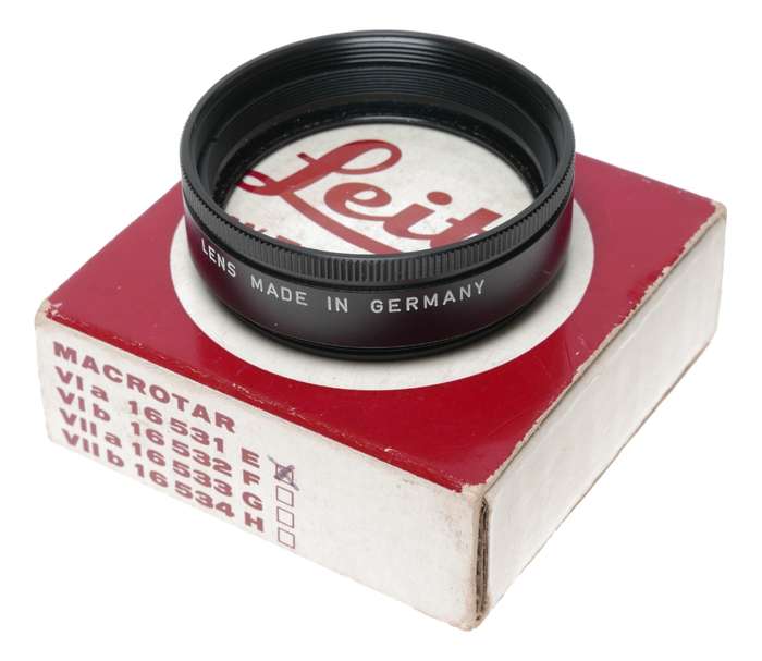 16531 F Macrotar SLR close up macro ELPRO Ia Leica lens box