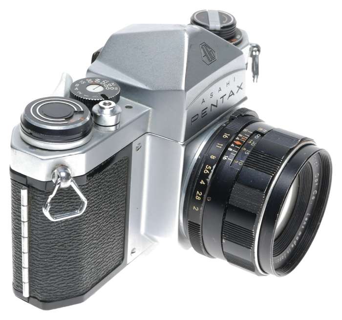 Asahi Pentax S1a SLR Camera Nr.701239 Super-Takumar 2/55 Lens