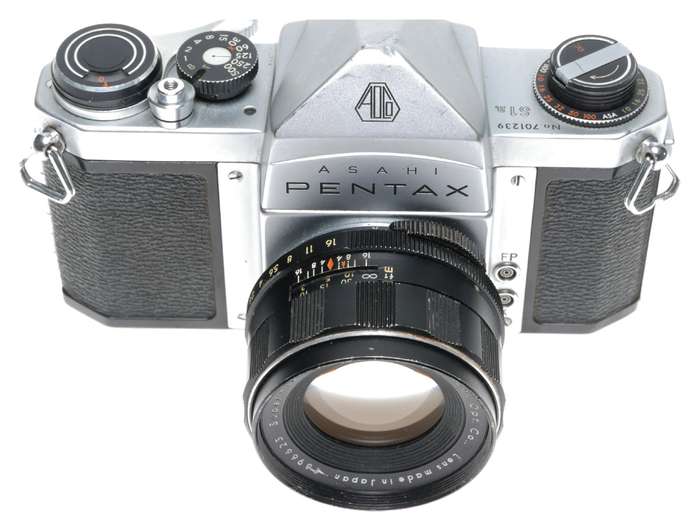 Asahi Pentax S1a SLR Camera Nr.701239 Super-Takumar 2/55 Lens