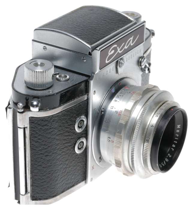 Ihagee EXA Version 6 No.608985 Ludwig Meritar 2.9/50 Lens