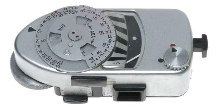 Leica Meter MR M2 M3 M4 chrome light exposure meter boxed