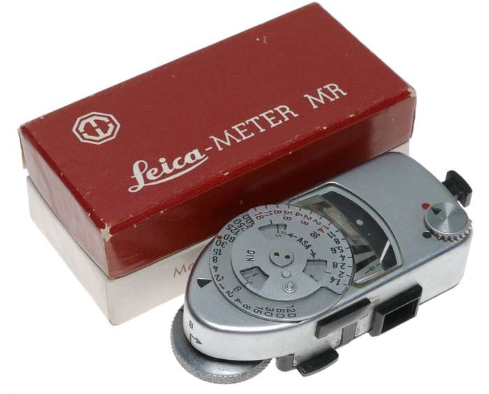 Leica Meter MR M2 M3 M4 chrome light exposure meter boxed