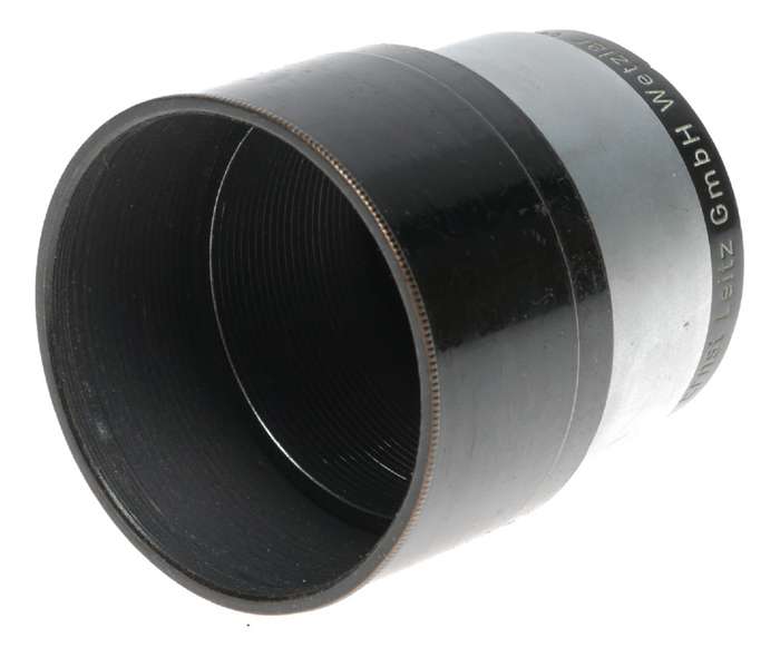 Black chrome FIKUS Leica lens hood shade 3.5 and 13.5cm Leitz