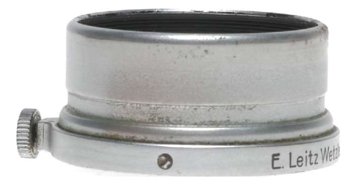 FISON Elmar lens hood for 3.5 f=5cm Leica lens E. Leitz Wetzlar used