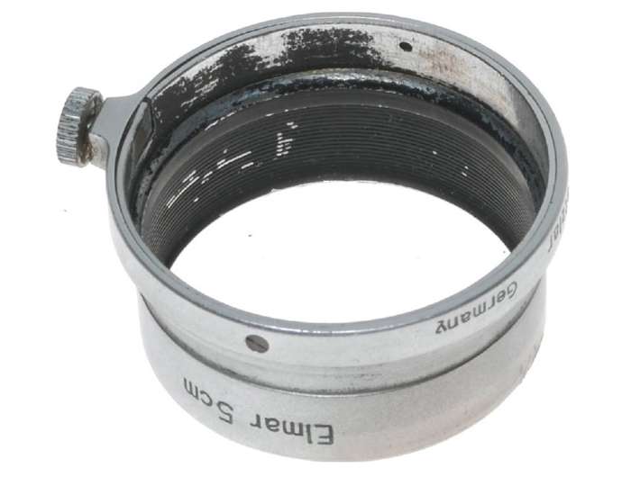 FISON Elmar lens hood for 3.5 f=5cm Leica lens E. Leitz Wetzlar used